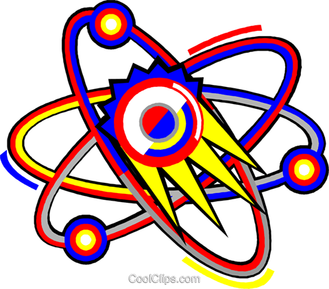 Atom-symbol Vektor Clipart Bild - Nuclear Energy Symbol (480x422)