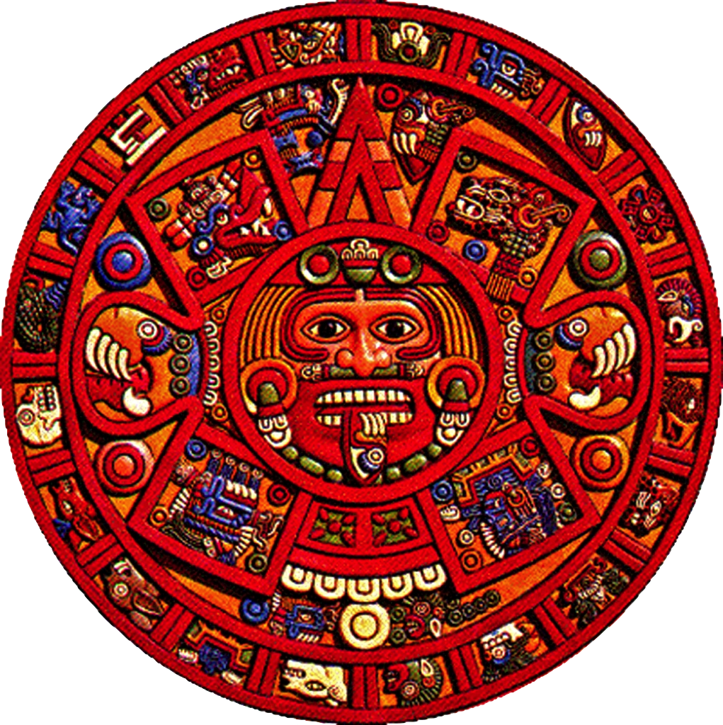 Period From 250 900 A - Center Of Mayan Calendar (1021x1024)