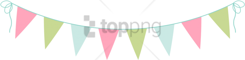 Free Png Bunting Png Image With Transparent Background - Party Bunting Clip Art (851x211)