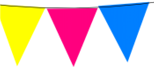 Bunting Clipart Rainbow - Flag (640x480)