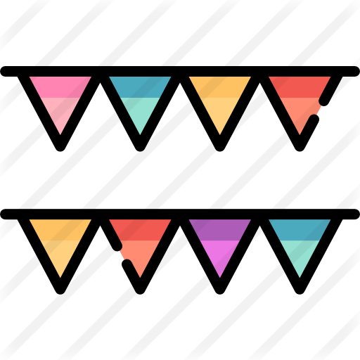 Bunting Free Icon - Bunting Free Icon (512x512)