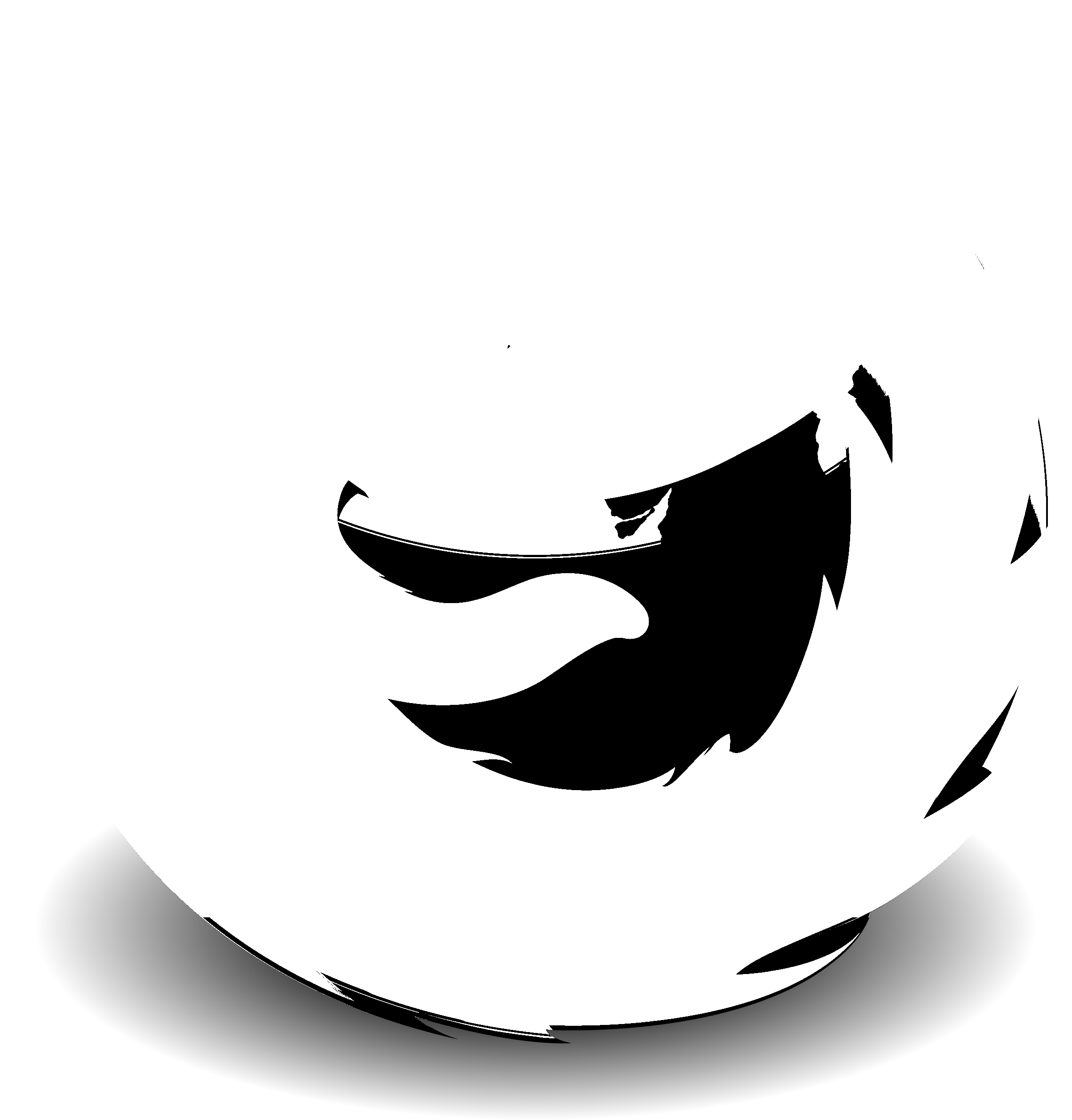 Firefox Png - Firefox Logo White Png (2400x2537)
