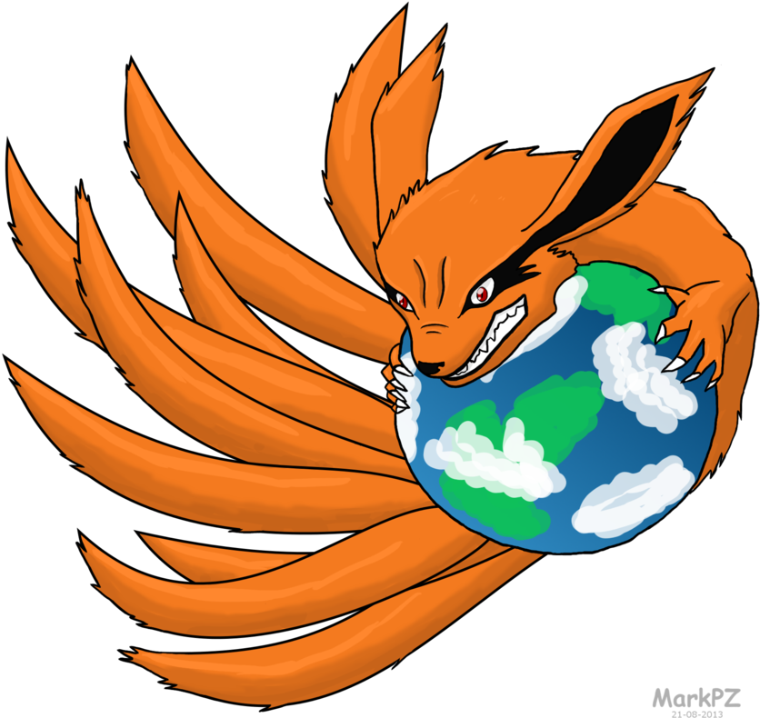 Download Png Image Report - Firefox And Kurama (938x852)