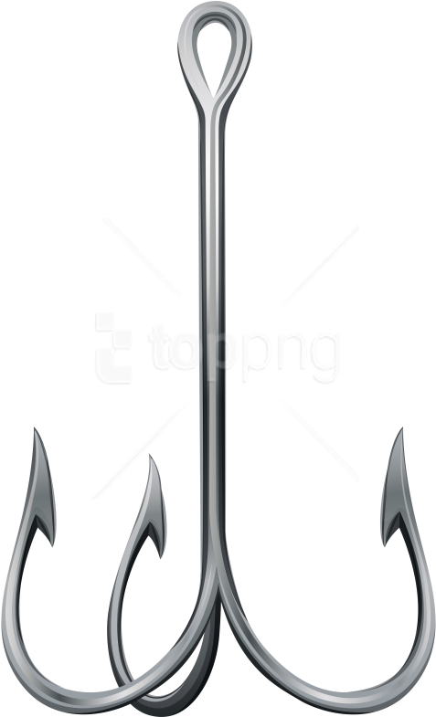 Free Png Download Fishing Treble Hook Clipart Png Photo - Treble Hook Clip Art (480x792)