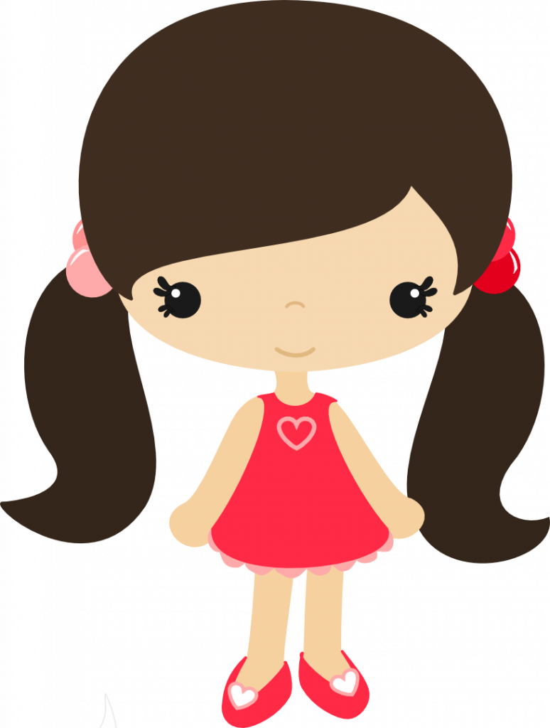 Download Clip Art Girl - Little Girl Clipart (774x1024)