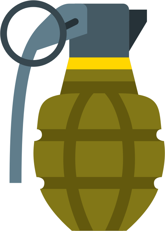 Medium Image - Grenade Clipart Png (531x743)