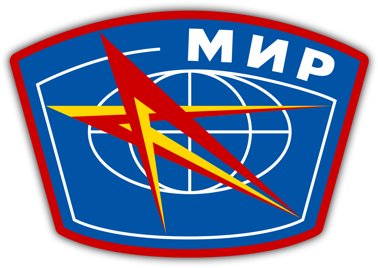 Mir Space Station Emblem - Mir Space Logo (1280x904)