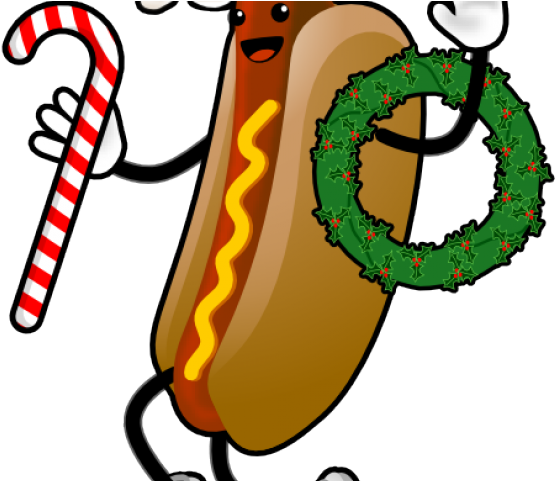 Hot Dogs Clipart Christmas - Hot Dog Clipart Gif (640x480)