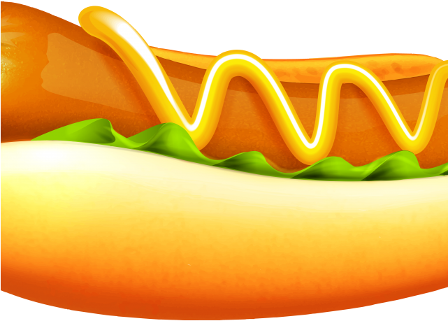 Hot Dog Clipart Free Vector - Hot Dog Png (640x480)
