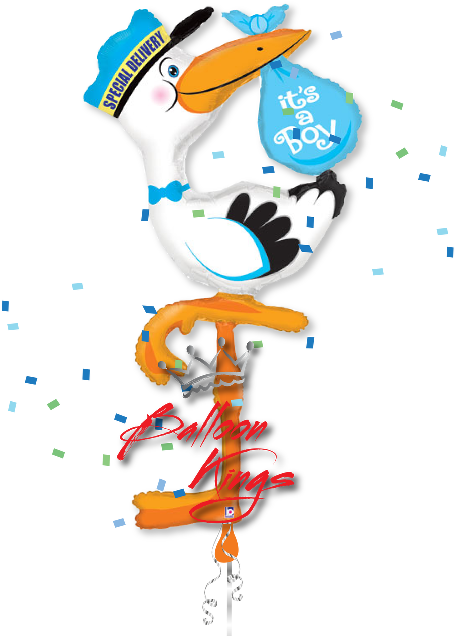 Its A Boy Stork Airwalker - Girl Baby Stork (1280x1280)