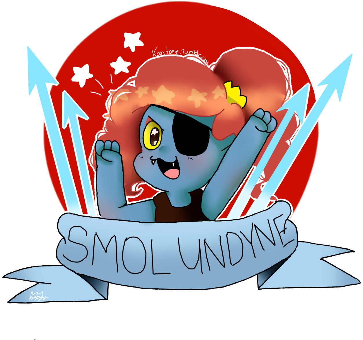 Whoop Whoop My First Actual Drawing Of Undyne Sure - Cartoon (1280x1263)
