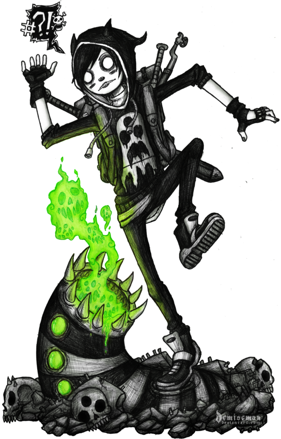 Png Free Download Drawing Emos Creepy - Demiseman Deviantart (600x907)