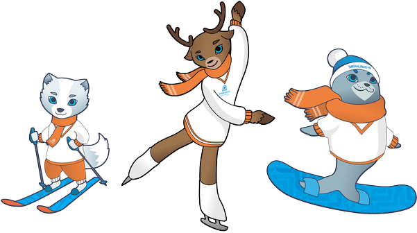 Talismans - Талисманы Игр Дети Азии (600x363)