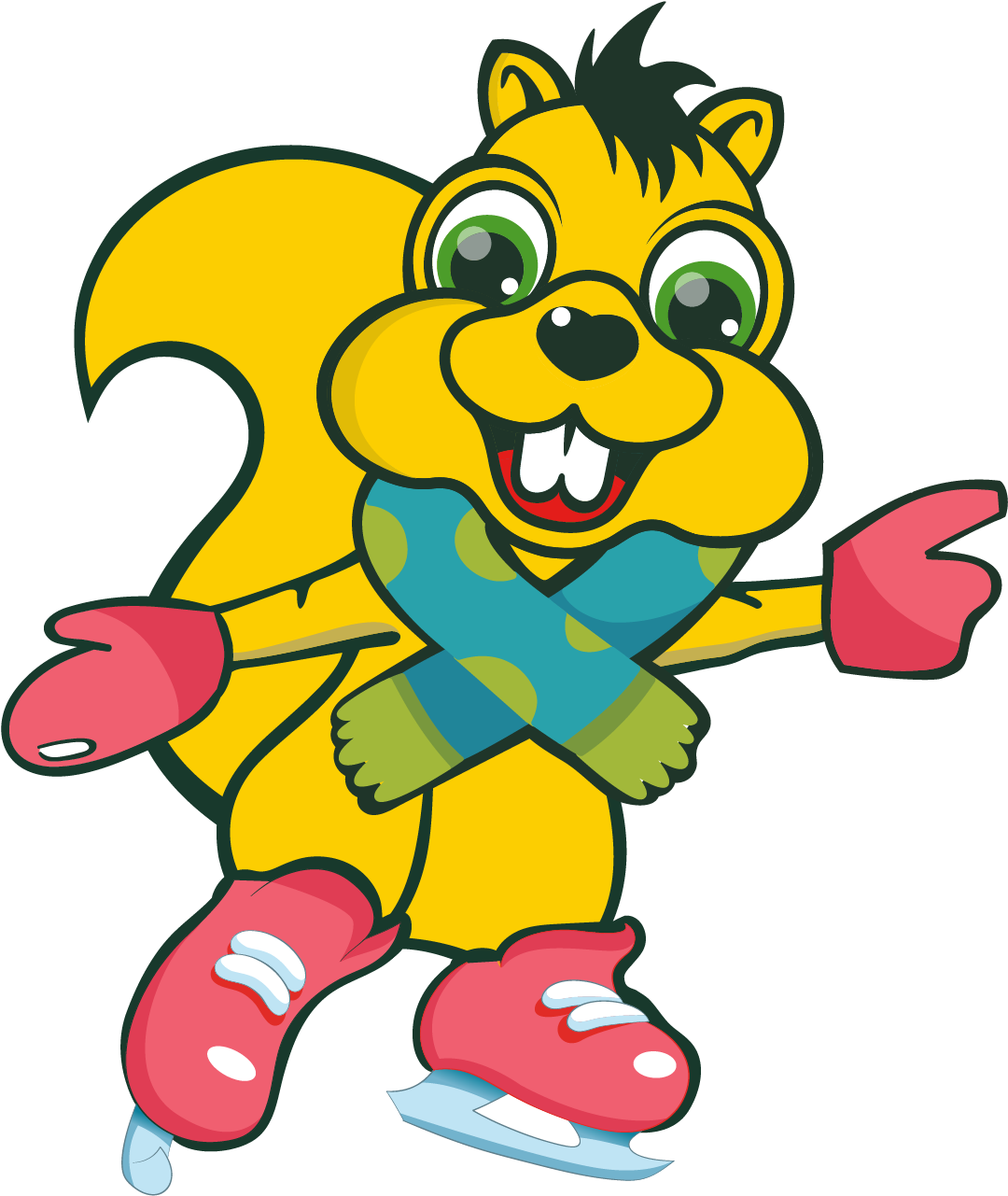 Glice Ice Rink - Cartoon (1117x1305)