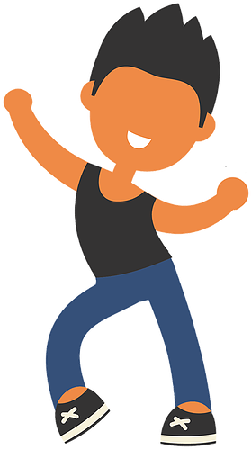 Kids Latin Dance Classes - Cartoon (411x620)