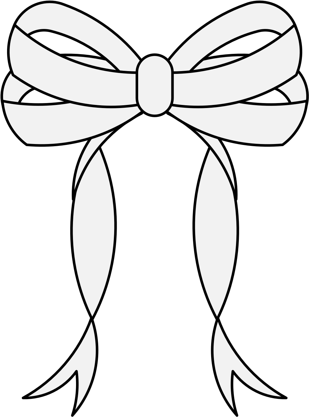 Traceable Heraldic Art Charge - Line Art (1031x1368)