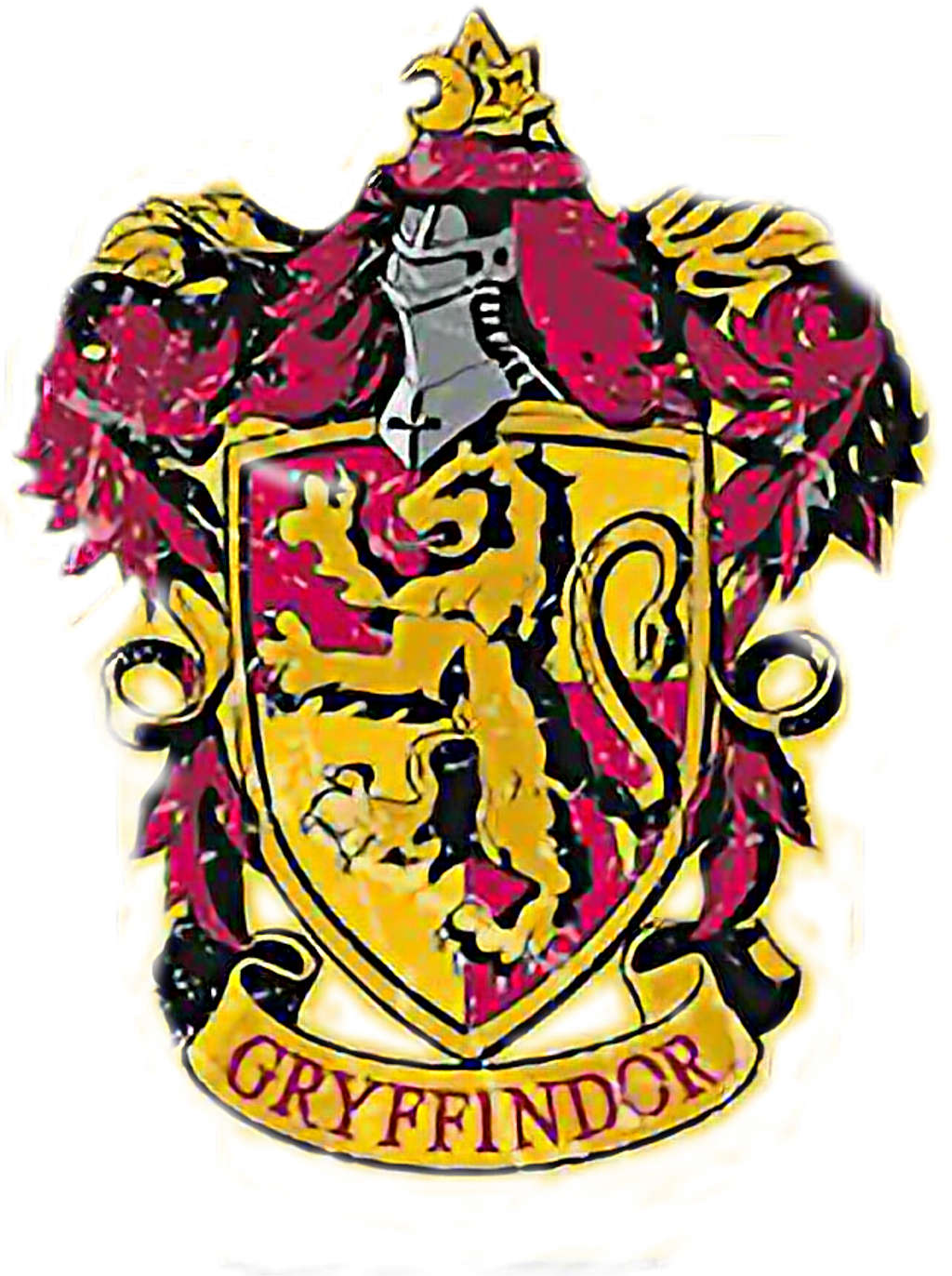 #harrypotter #gryffindor - Gryffindor Hogwarts House Crests (1024x1372)