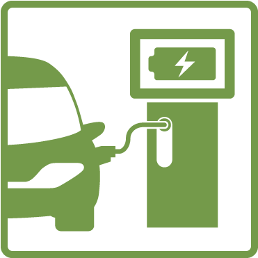 Ev Charging On Campus - Electric Vehicle Charging Station Icon (550x370)