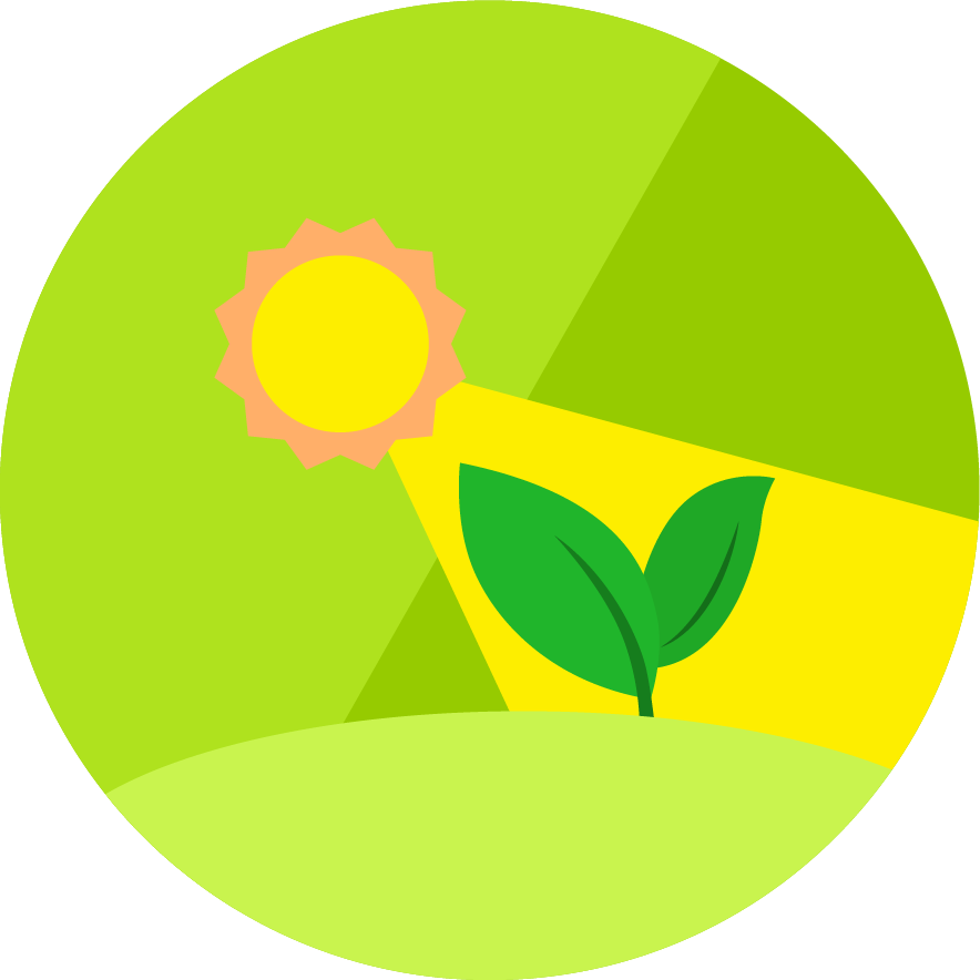 Lesson Icon - Photosynthesis Symbol (884x884)
