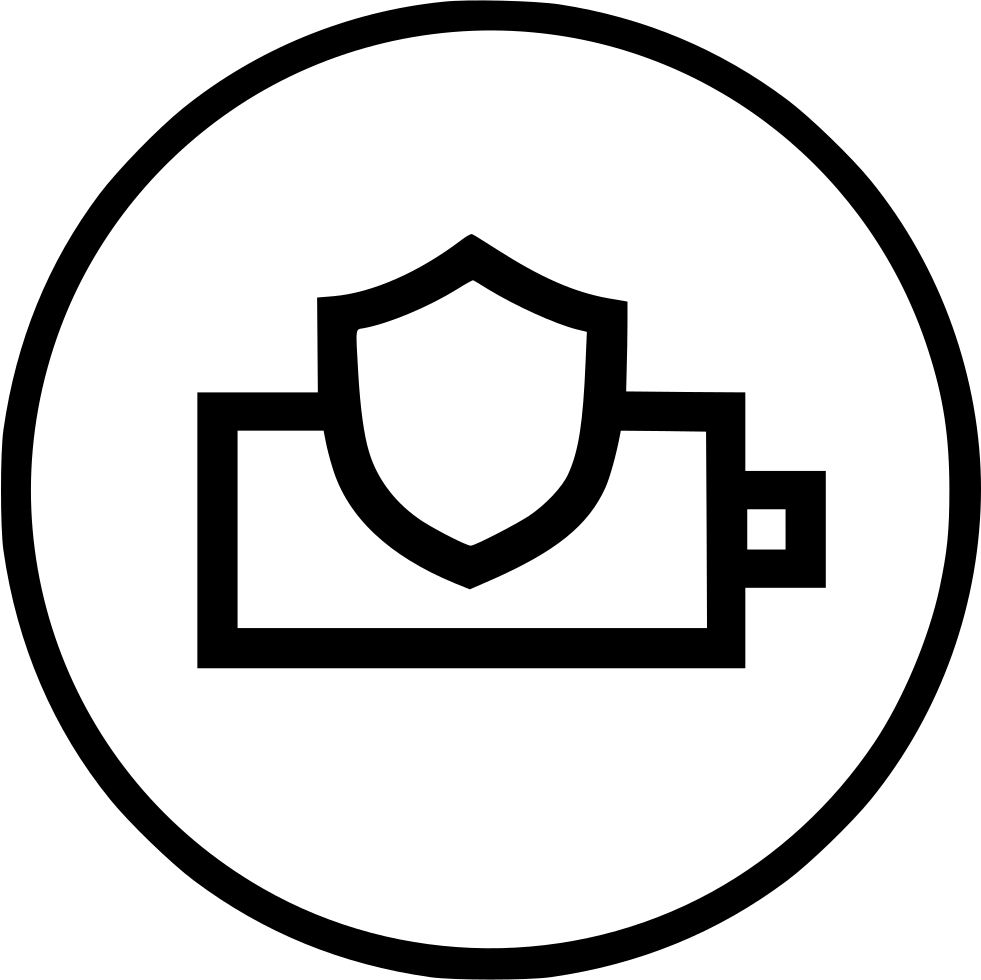Shield Battery Indicator Secure Charge Ui Comments - Circle (981x980)