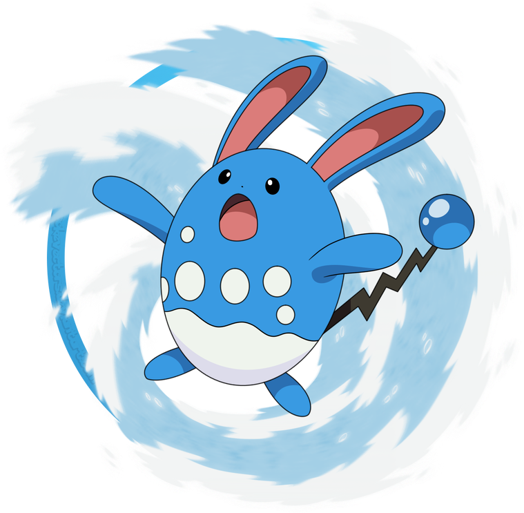 Hd Azumarill 07 By Pokevectors - Cartoon (800x800)