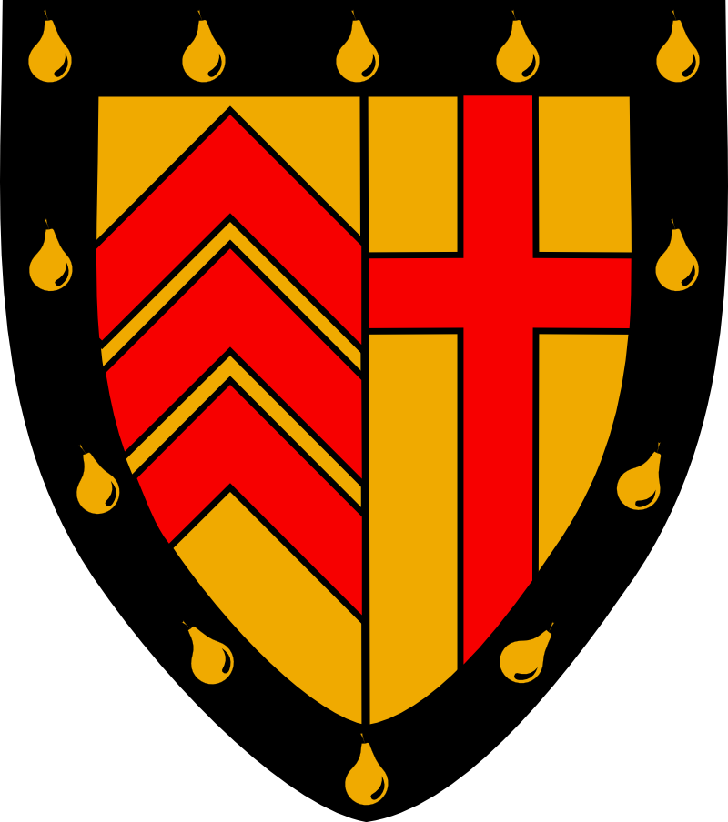 Clare Crest - Clare College Coat Of Arms (800x904)