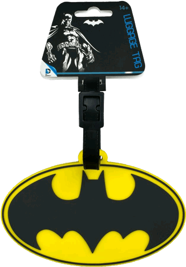 Batman Logo Bag Tag - Batman Luggage Tag (600x600)