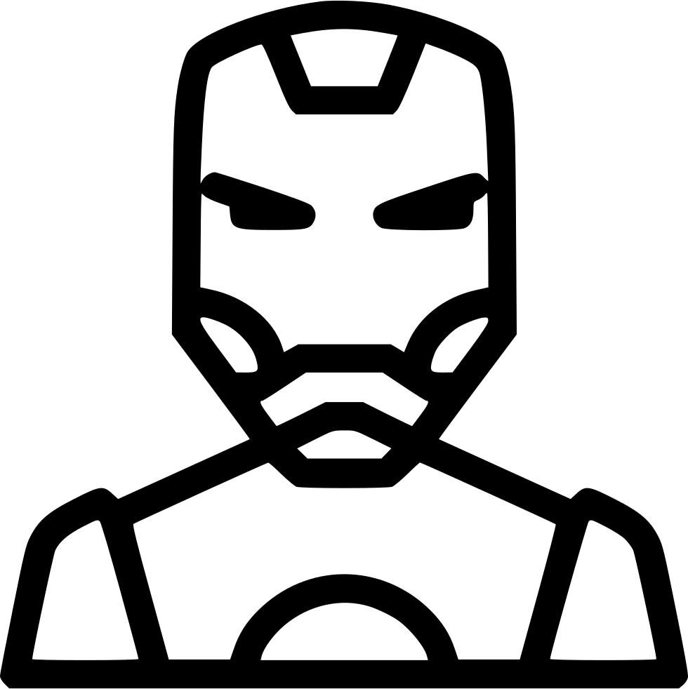 Iron Man Clipart Svg Free - Iron Man Clipart Svg Free (980x982)