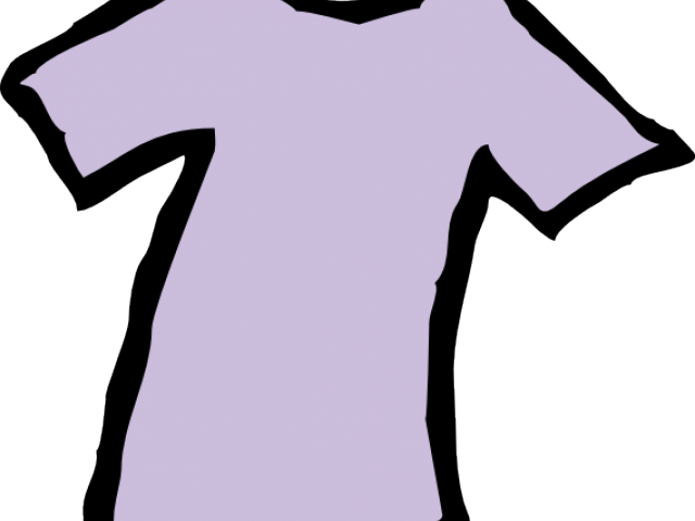 Outside Clipart Clothes - Garments Clipart Black And White (640x480)