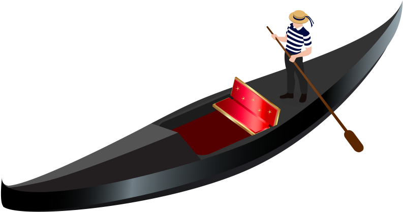 Pin Gondola Clip Art - Gondola Clipart Transparent (800x437)