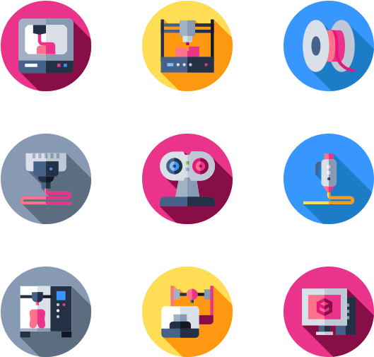 3d Printing - Sales Icon (600x564)