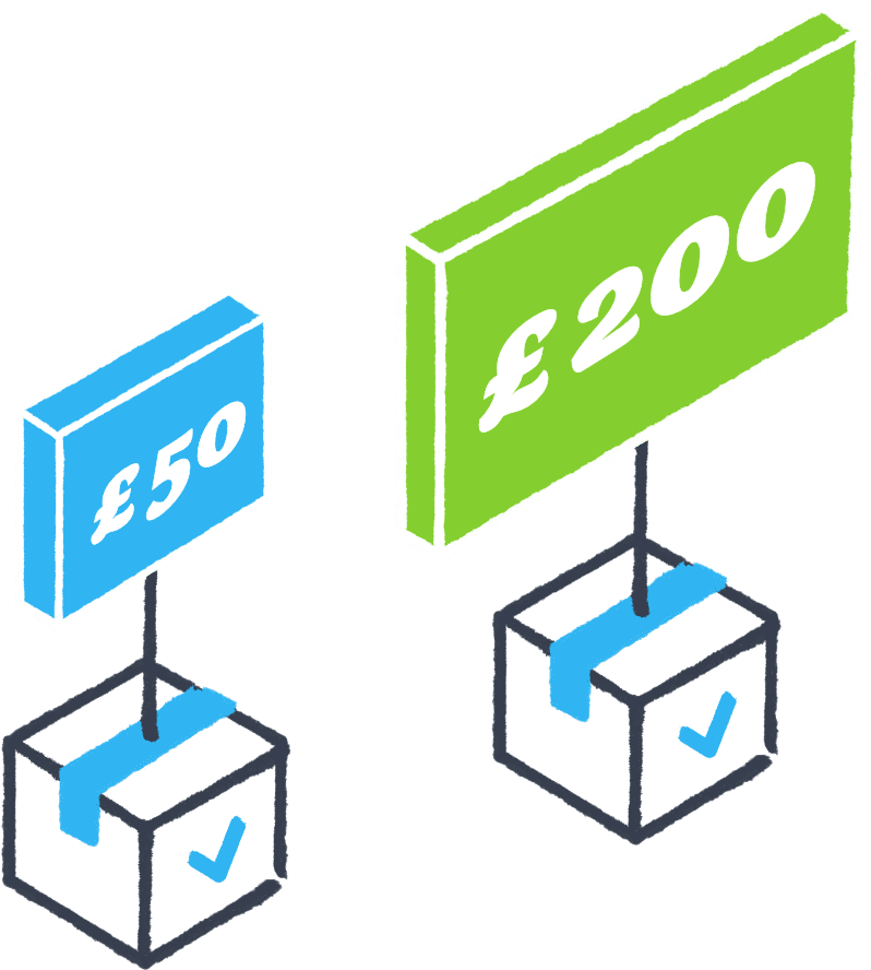 No More Unplanned Costs - Cube Line Transparent (800x895)