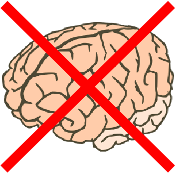 No Ai Spawn Eggs - Transparent Background Brain Clipart (400x400)