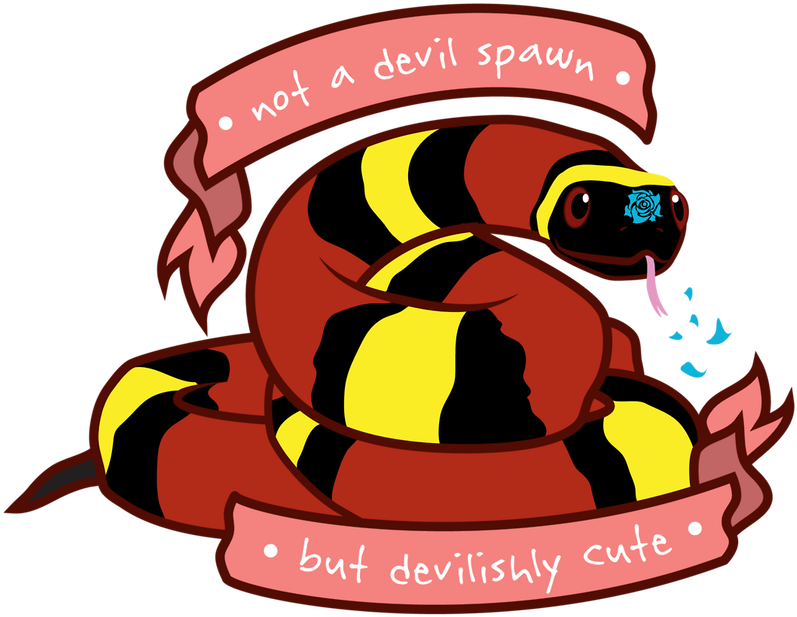 Not A Devil Spawn, But Devilishly Cute By Chewy-num - Cute Snakes (963x830)