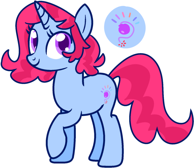 Unicorn-mutual, Female, Magical Lesbian Spawn, Mare, - Cartoon (664x600)