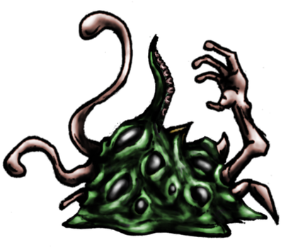 Polymorphous Spawn / Engendro Polimorfo By Pruslasfromthehell - Illustration (418x350)