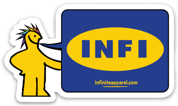 Infinite Instructions Vinyl Sticker - Infinite Instructions Vinyl Sticker (597x357)