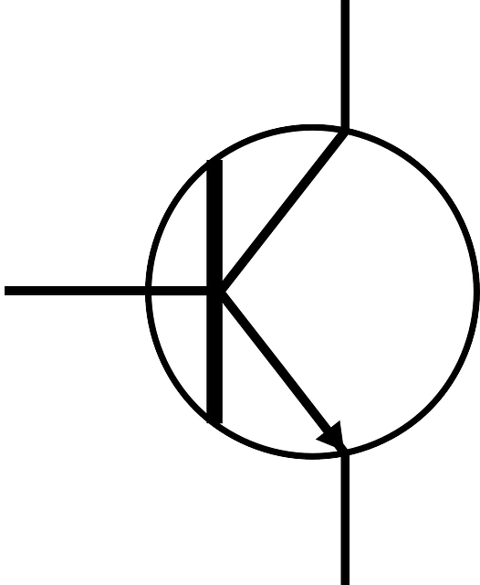 Free Vector Graphic Transistor Symbol Circuit Free - Transistor Simbolo Png (526x640)