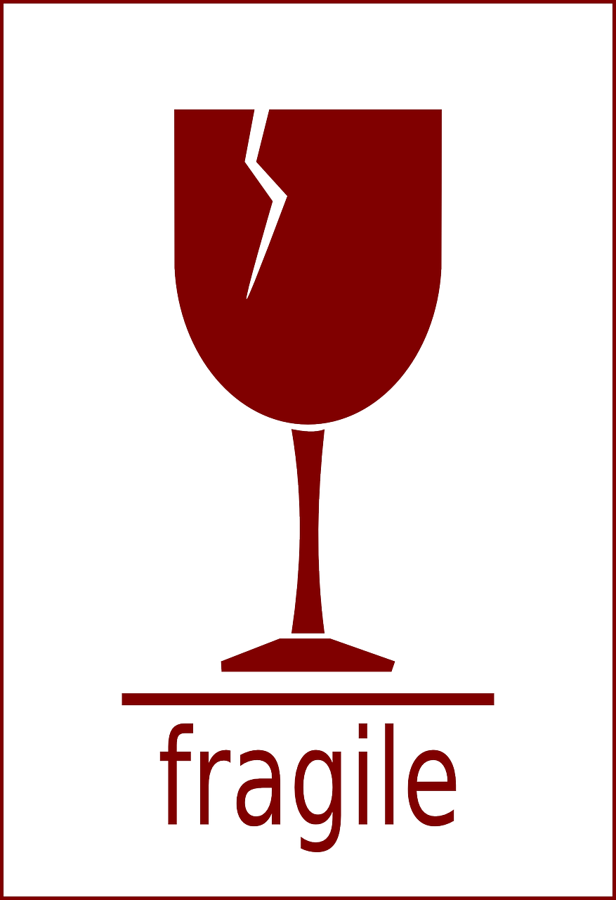 Piktogramm Zerbrechlich Clipart Wine Glass Clip Art - Label Breekbaar (877x1280)