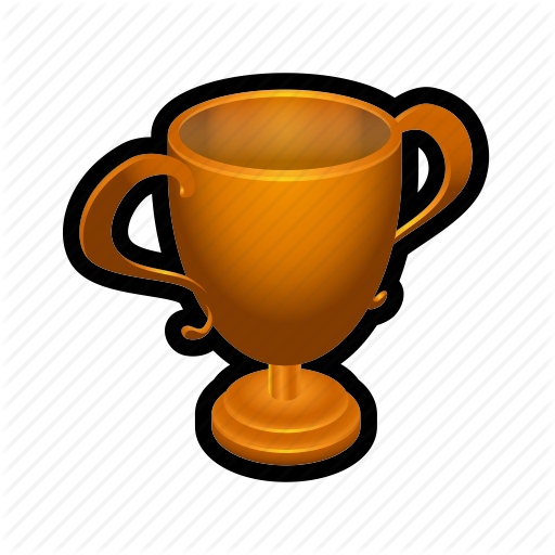 512 X 512 1 0 - Gold Trophy Png Icon (512x512)