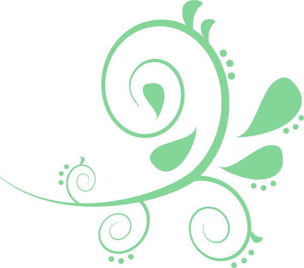 This Free Clip Arts Design Of Medium Green Paisley - This Free Clip Arts Design Of Medium Green Paisley (600x529)