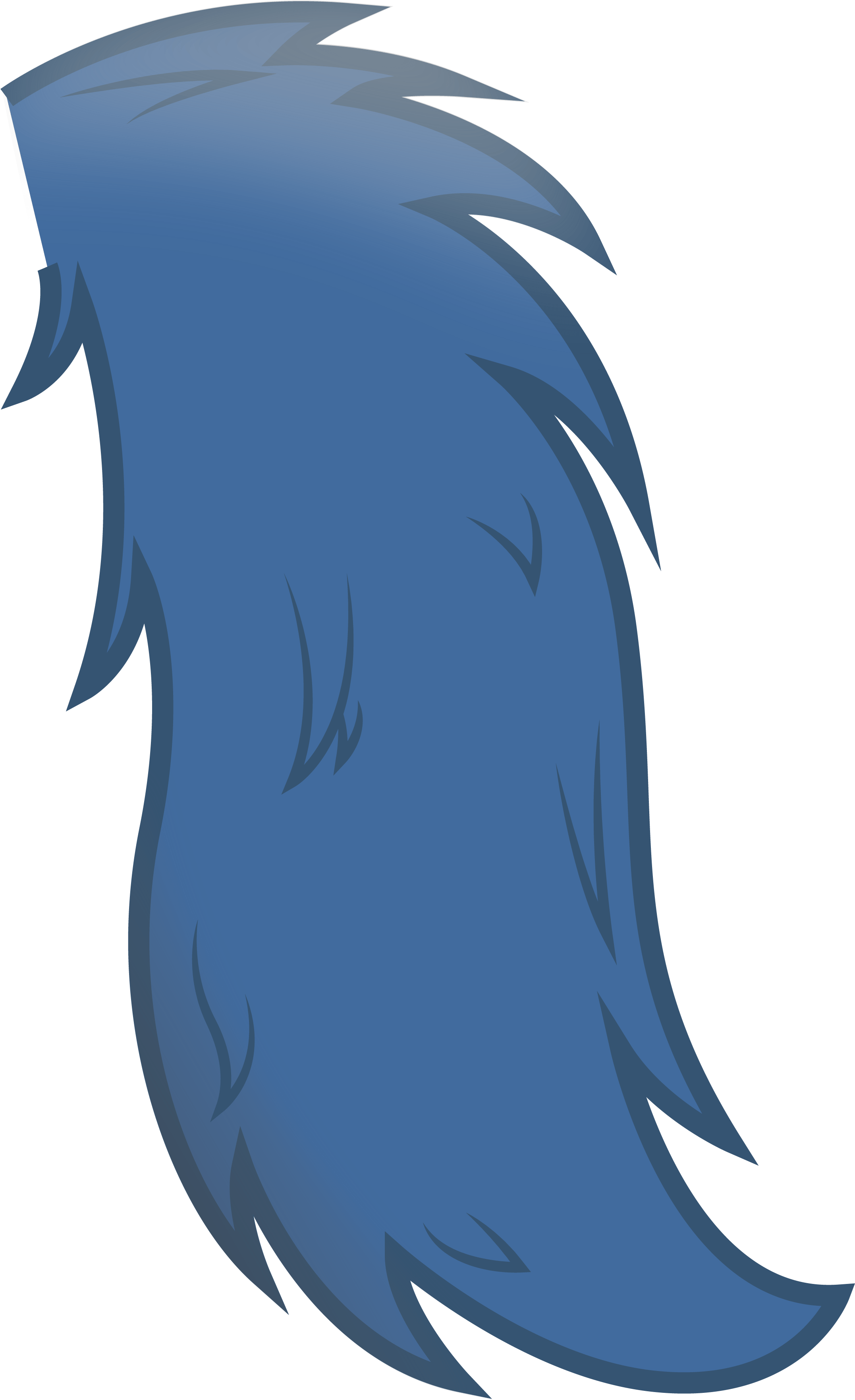 Fluffy Tails - Cartoon Fluffy Tail (2394x3921)
