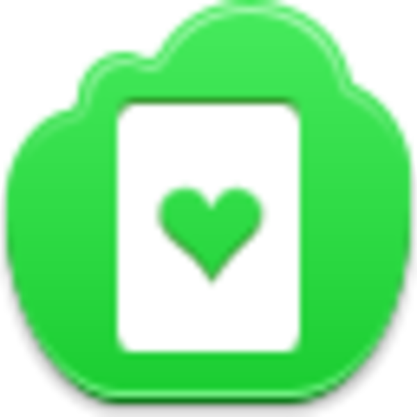 Hearts Card Icon Image - Heart (600x600)