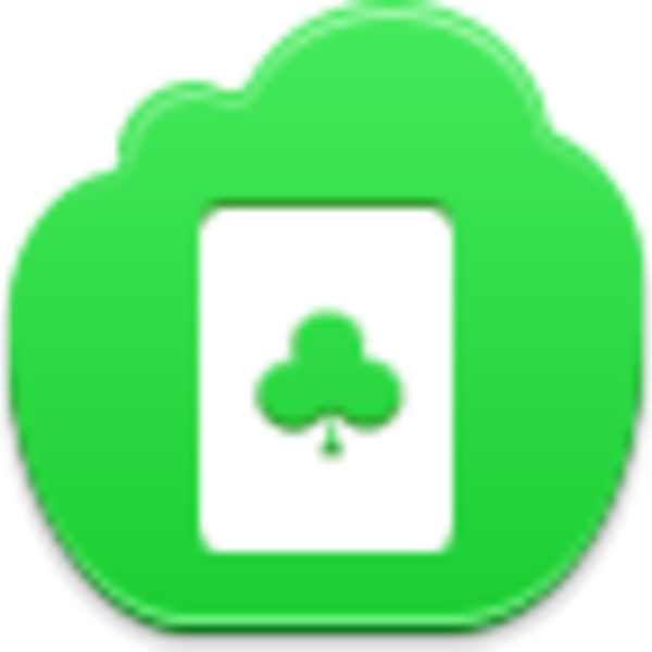Free Green Cloud Clubs Card Image - Sign (600x600)