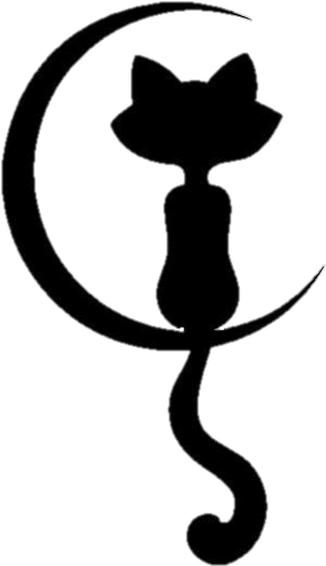 Cat Doodle, Animal Jewelry, Painted Rocks, Cat Silhouette, - Gato (600x600)