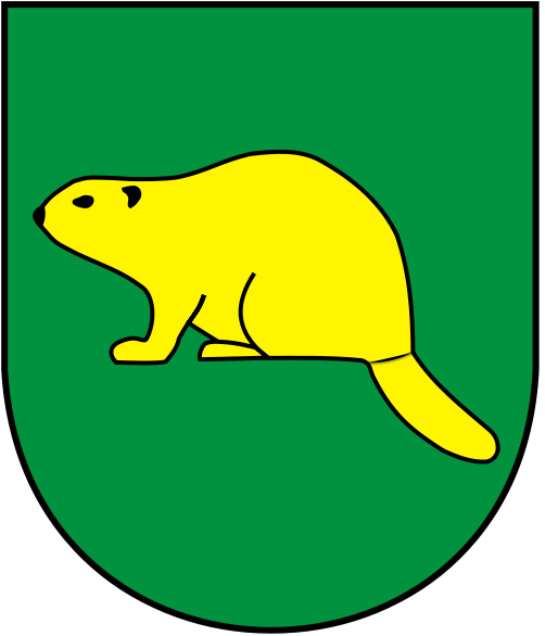 Pol Gmina Bobrowo Coa - Heraldic Beaver (502x586)