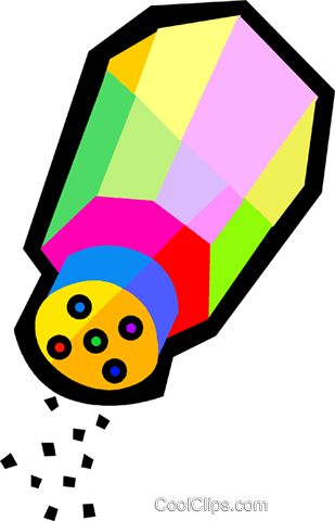 Salt Shakers Royalty Free Vector Clip Art Illustration - Salt Shakers Royalty Free Vector Clip Art Illustration (309x480)