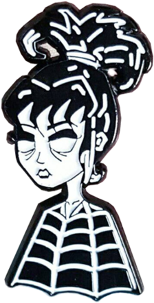 Black And White Beetlejuice Stickers (600x600)