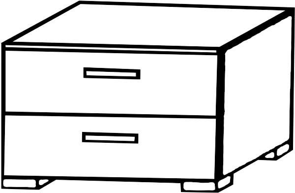 Harrow 2 Drawer Bedside - Chest Of Drawers (700x411)