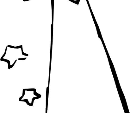 Drawn Shooting Star Clipart - Cartoon Transparent Shooting Star (640x480)